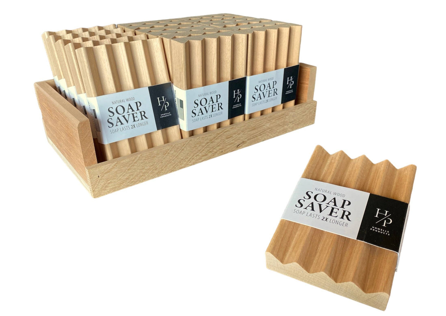 Natural Wood Soap Savers